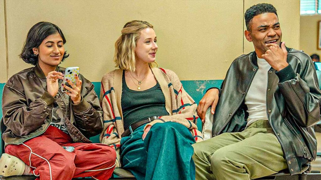 Main cast of FX's Adults — Malik Elassal, Lucy Freyer, Jack Innanen, Amita Rao, and Owen Thiele — returning for Season 2 renewal.