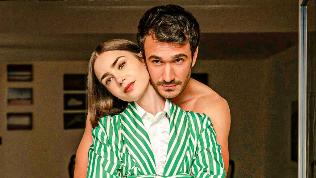 Emily and Gabriel together in Emily in Paris Season 6 release timeline context